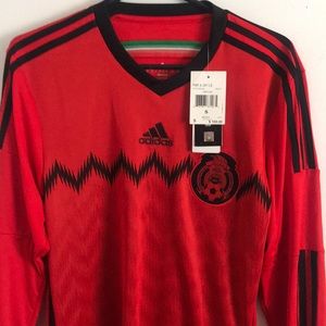 adidas 2014 Mexico Away Jersey Long Sleeve